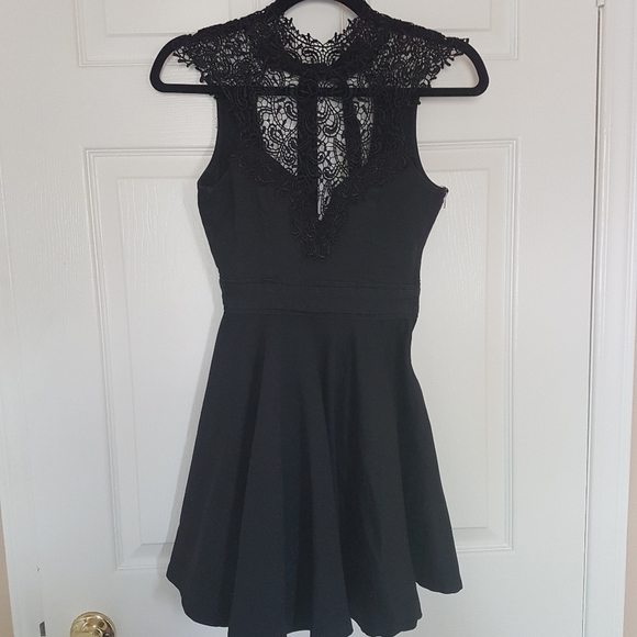 🍭Missguided🍭Lace top black dress - Picture 1 of 5
